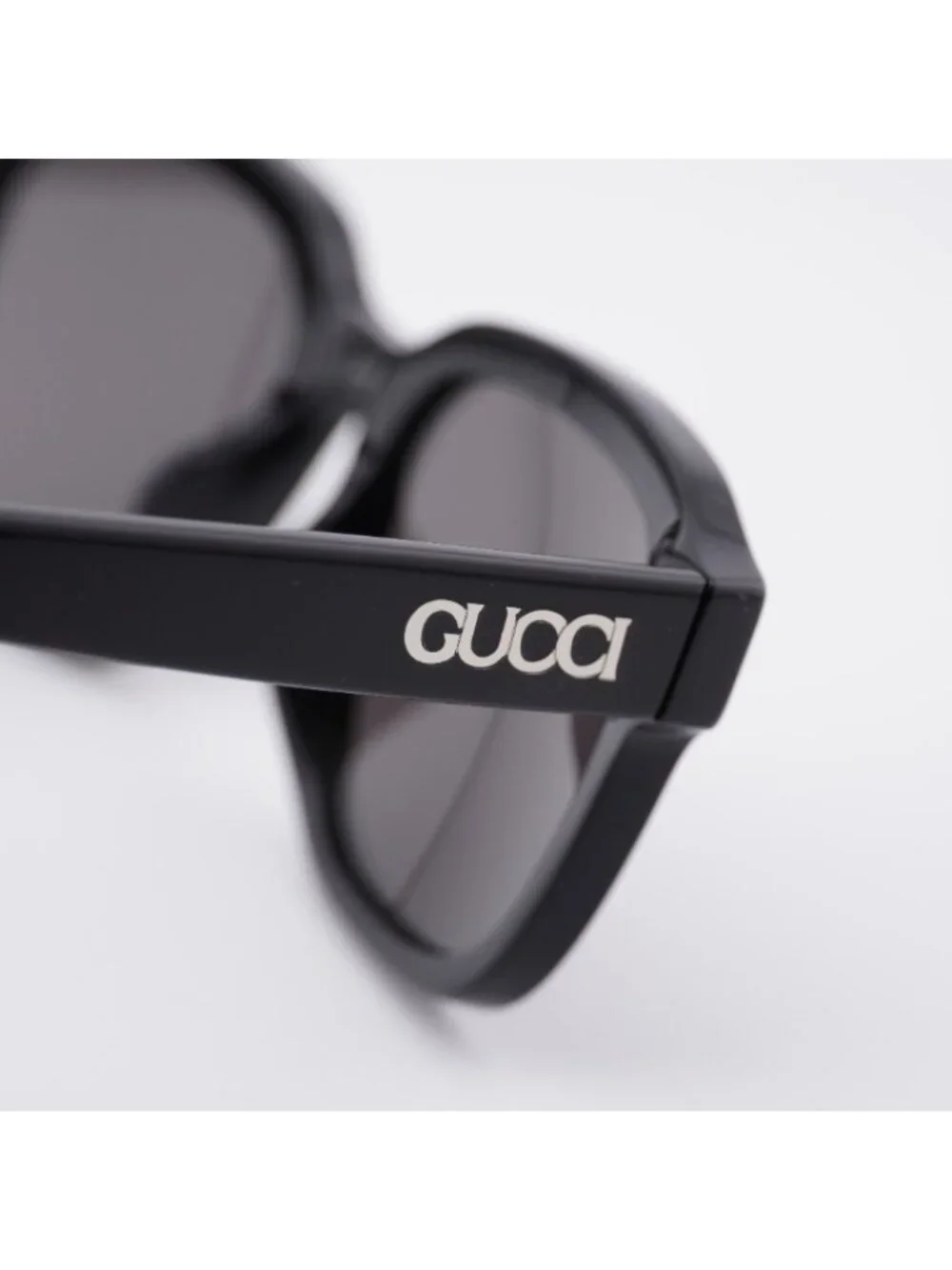 Gucci GG1798SA 001 Sunglasses Black Square Frame, Grey Lenses